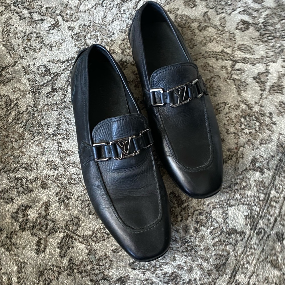 Louis Vuitton Men’s Black Loafers